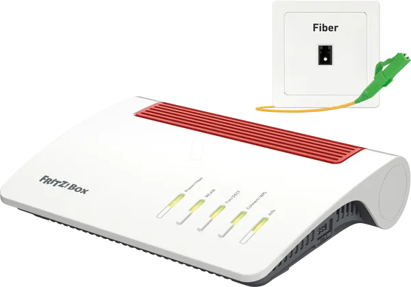 FRITZ!Box 5590 Fiber Glasfaser-Router mit Wi-Fi 6 Ansicht
