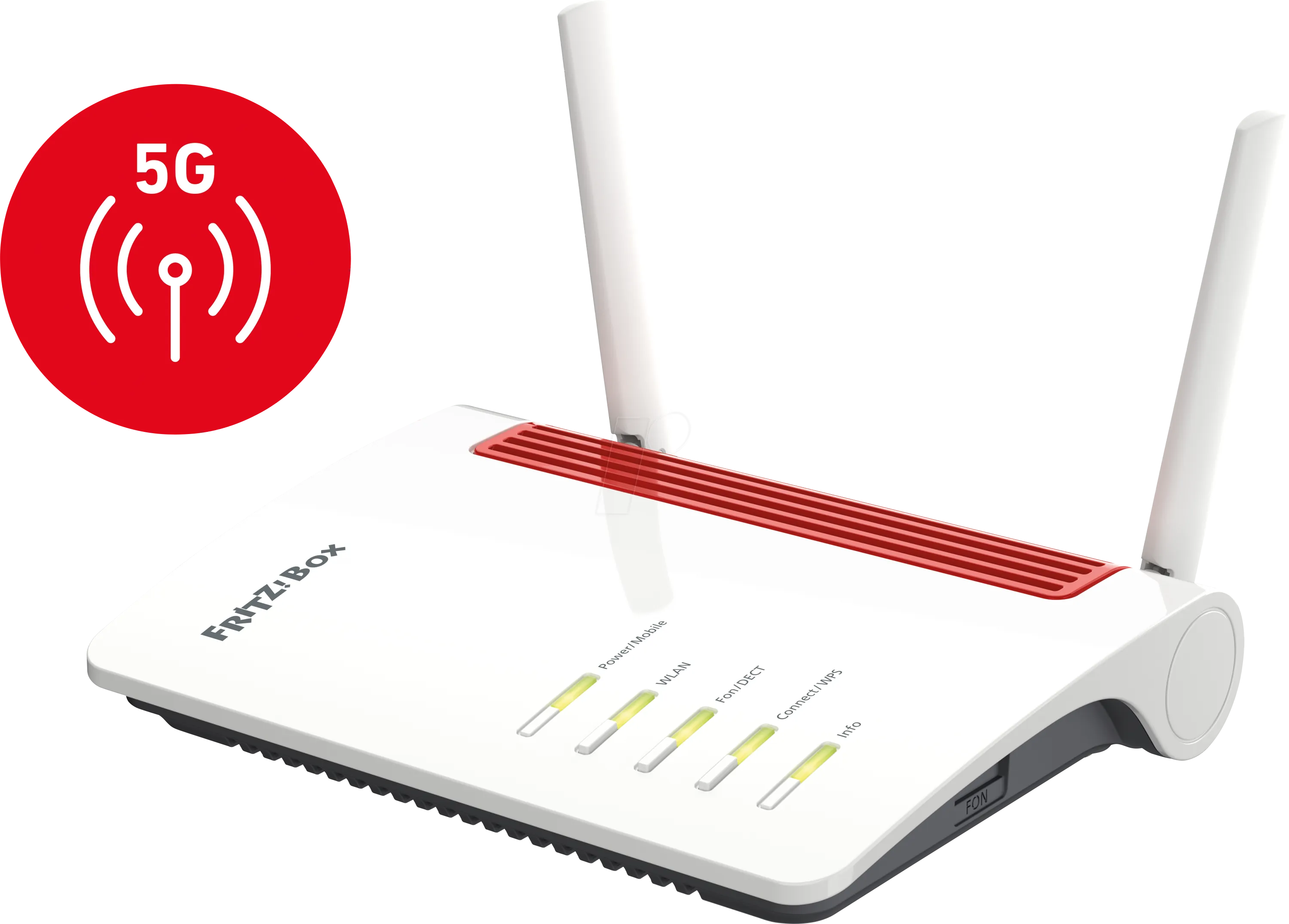 FRITZ!Box 6850 5G Mobilfunk-Router mit Wi-Fi 5 Ansicht
