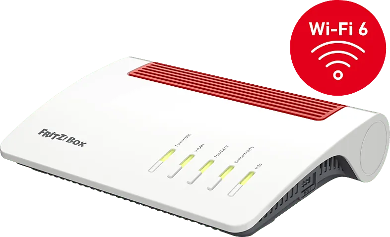 FRITZ!Box 7590 AX DSL-Router mit Wi-Fi 6 Ansicht