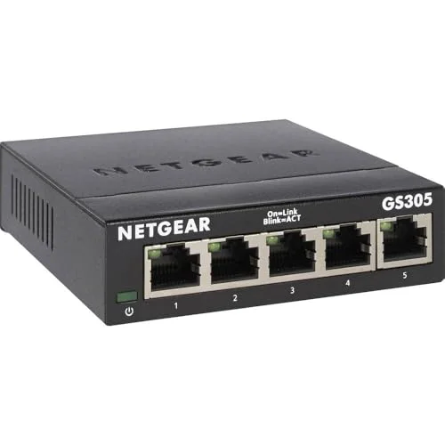 NETGEAR GS305 5-Port Gigabit Switch