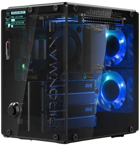 Pironman 5 MAX 2x NVMe Raspberry Pi Gehäuse