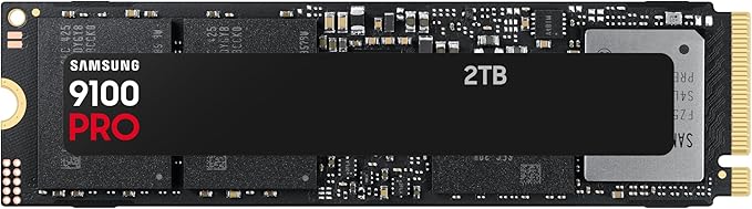 Samsung 9100 Pro NVMe M.2 SSD 2TB – ultraschnelle PCIe 5.0 Festplatte für Gaming, Workstations und High-Performance PCs.