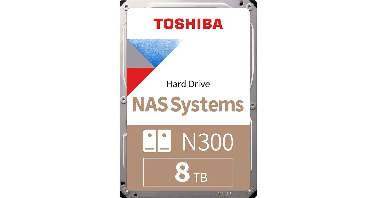 Toshiba N300 8TB NAS HDD HDWG480EZSTA