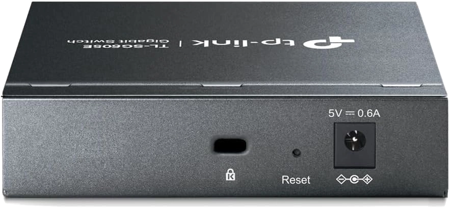 TP-Link TL-SG605E 5-Port Managed Switch Rückseite