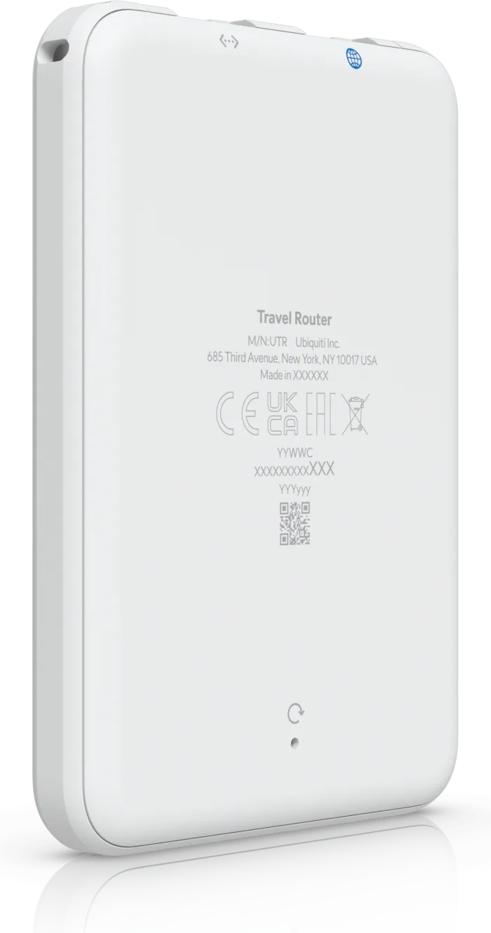 Ubiquiti UniFi Travel Router WiFi 5 Vorne Display