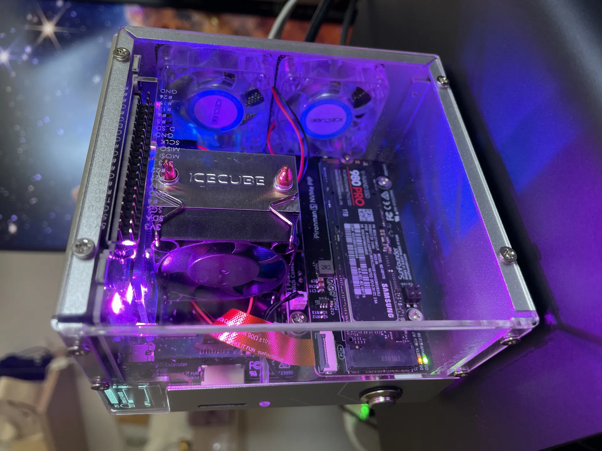 Pironman 5 NVMe Raspberry Pi Gehäuse Aufbau